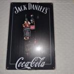 Bordje JACK DANIELS  COCA COLA 20cmx30cm, Ophalen of Verzenden, Nieuw, Reclamebord