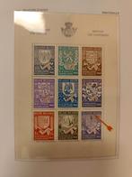 Feuillet timbres secours d hiver 1940 avec défaut, Timbres & Monnaies, Neuf, Enlèvement ou Envoi, Non oblitéré, Gomme originale