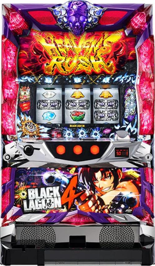 BLACK LAGOON 4 - Pachislo, Verzamelen, Automaten | Gokkasten en Fruitautomaten, Zo goed als nieuw, Overige munten, Met sleutels