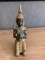 Thaise tempelwachter brons Boeddha beeld, Maison & Meubles, Accessoires pour la Maison | Statues de Bouddha, Comme neuf, Enlèvement ou Envoi