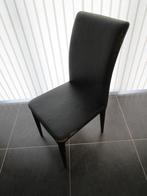 chaises, Bois, Enlèvement, Noir, Hoge rug, eetkamerstoelen.