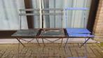 3 vintage tuinstoelen / bistrostoelen, Ophalen, Inklapbaar
