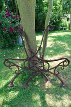 Paar gietijzeren tuinbankpoten, Ophalen, Zo goed als nieuw, Overige materialen