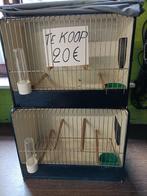 Vogelkooien, Ophalen, Gebruikt, Hout