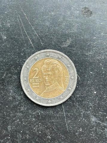 Zeldzame 2€ munt Oostenrijk 2002 - ideale staat, Postzegels en Munten, Ophalen of Verzenden, Oostenrijk, 2 euro