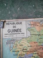 Carte administrative de Guinée datée 1966
