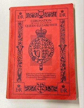 Carnet notes musique The Coronation Queen Elizabeth II 1953