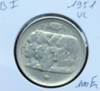 100 frank 1951 vlaams, Zilver, Ophalen of Verzenden, Zilver, Losse munt