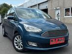 Ford c-max 1.0 ecoboost euro6b/airco/gps/titaninum/garantie, Voorwielaandrijving, Blauw, Bedrijf, 5 deurs