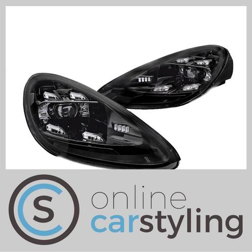FULL LED Koplampen Porsche Cayenne Zwart, Auto-onderdelen, Verlichting, Porsche, Nieuw, Ophalen of Verzenden