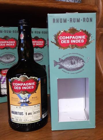 Rhum La Compagnie Des Indes Mauritius 9 Y Secrete Cask MRM15 beschikbaar voor biedingen