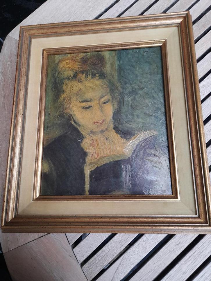 La Liseuse van Pierre-Auguste Renoir, Antiek en Kunst, Kunst | Schilderijen | Klassiek, Ophalen of Verzenden