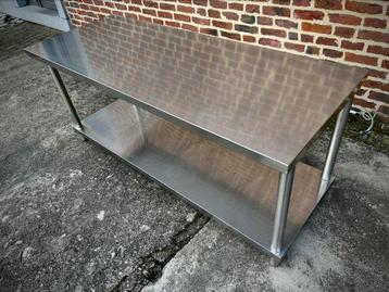 Grande table inox - très solide - super état  beschikbaar voor biedingen