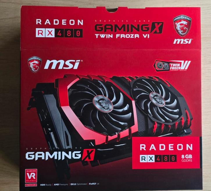 MSI GAMING, Computers en Software, Videokaarten, Zo goed als nieuw, AMD, PCI, GDDR5, DVI, Ophalen of Verzenden