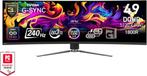 MSI MPG 491CQPX - QD-OLED Curved Ultrawide Gaming Monitor, Computers en Software, Monitoren, Gaming, Hoofdtelefoonaansluiting