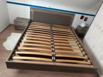 Cadre de Lit 2 personnes (160x200), sommiers et 2 commodes, Maison & Meubles, Chambre à coucher | Lits, Queen size, Brun, Enlèvement