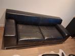 Zetel Sofa Ikea Kramfors 2.5 zit zwart leder, Ophalen of Verzenden, Zo goed als nieuw