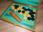 ancienne boite en bois noyer du jeu backgammon, Enlèvement ou Envoi