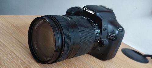 Reflex Canon EOS550D + objectif 18-135mm, TV, Hi-fi & Vidéo, Photo | Lentilles & Objectifs, Utilisé, Téléobjectif, Enlèvement ou Envoi