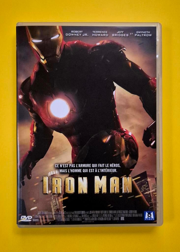 DVD 📀 Iron Man - Robert Downey Jr - Marvel V2, Tous les âges, Enlèvement ou Envoi, Utilisé, Action