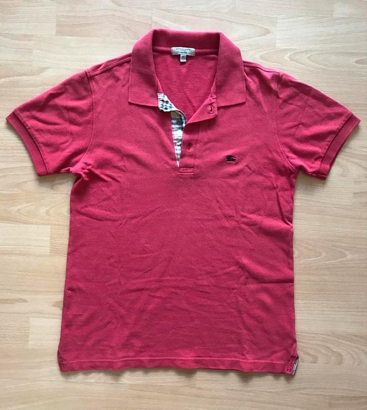 BURBERRY Polo T-Shirt Authentique - XS, Kleding | Heren, Polo's, Gedragen, Maat 46 (S) of kleiner, Rood, Ophalen