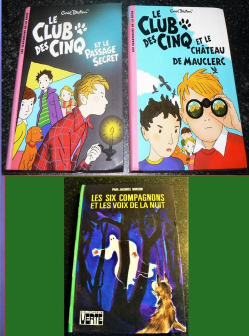 2 livres neufs le club des cinq et 1 livre les six compagnon, Livres, Livres pour enfants | Jeunesse | 10 à 12 ans, Neuf, Fiction