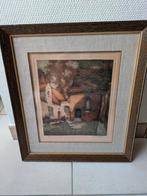 Ets vanAlf Van Nesten,gekleurde ets, Ophalen of Verzenden