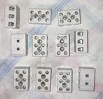 22 raccords lustre neufs en porcelaine - céramique haute T°C, Enlèvement ou Envoi, Neuf