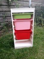 IKEA Trofast kinderopbergmeubel met vuilnisbakken (groen, ro, Huis en Inrichting, Kasten | Lockerkasten, Ophalen, Gebruikt