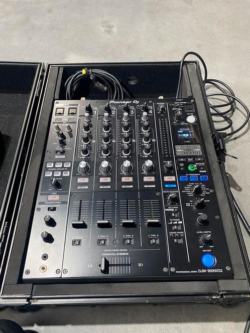 Pioneer DJM900NXS2 + flightcase in topstaat!, Muziek en Instrumenten, Dj-sets en Draaitafels, Pioneer, Ophalen of Verzenden