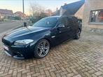 BMW 520 M-pakket/leder/automaat full option, Auto's, Automaat, Euro 5, Achterwielaandrijving, Zwart