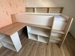 Hoogslaper met bureau en opbergruimte, Ophalen, Zo goed als nieuw, Hoogslaper