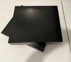 2 zwarte Lack-wandplankjes 26x30 cm, Enlèvement ou Envoi