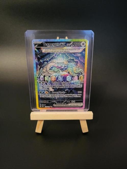 Terapagos ex (SCR 170), Hobby en Vrije tijd, Verzamelkaartspellen | Pokémon, Zo goed als nieuw, Losse kaart, Foil, Ophalen of Verzenden