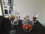 Inrichting  huis decoratief glaswerk