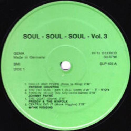 Soul - Soul - Soul - Vol. 3 " popcorn lp ", Cd's en Dvd's, Vinyl | R&B en Soul, Zo goed als nieuw, Soul of Nu Soul, 1960 tot 1980