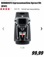 Rombouts espressomachine, Electroménager, Enlèvement, Neuf
