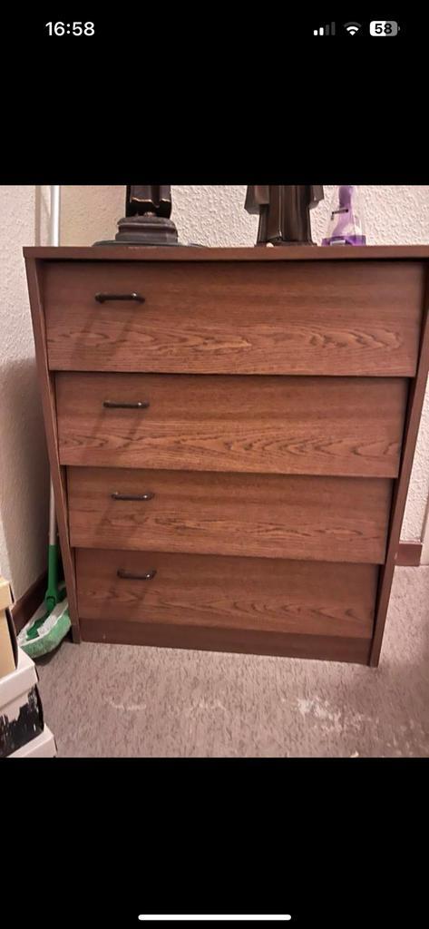 Retro vintage schoenenkast, Huis en Inrichting, Kasten | Schoenenkasten, Gebruikt, Ophalen