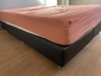 Boxsprings zwart 140*200 (2 keer 70*200), Ophalen, Gebruikt, Zwart, Tweepersoons