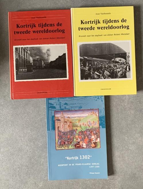 Kortrijk eerste en tweede wereldoorlog  1302, Livres, Guerre & Militaire, Comme neuf, Deuxième Guerre mondiale, Enlèvement