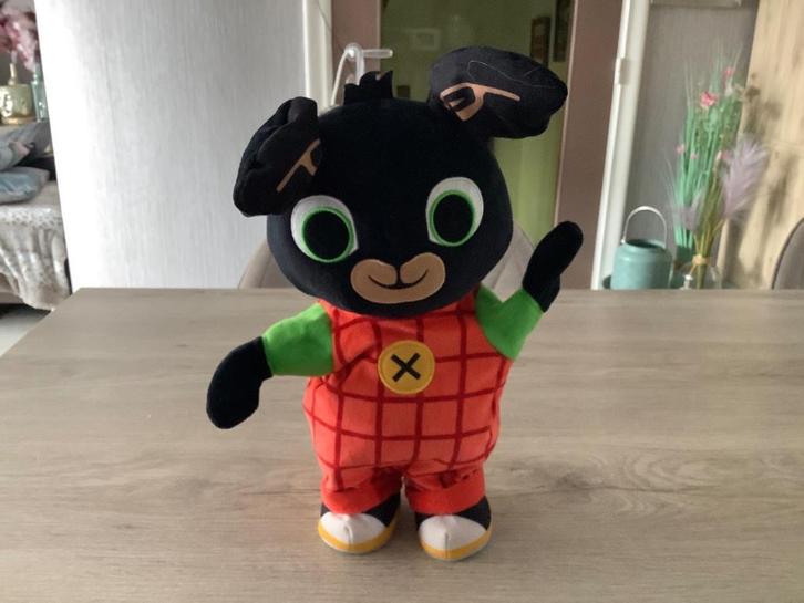 Bing pluche character (Beweegt) (30 cm), Kinderen en Baby's, Speelgoed | Knuffels en Pluche, Zo goed als nieuw, Konijn, Verzenden
