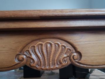
Vintage eikenhouten eettafel  beschikbaar voor biedingen