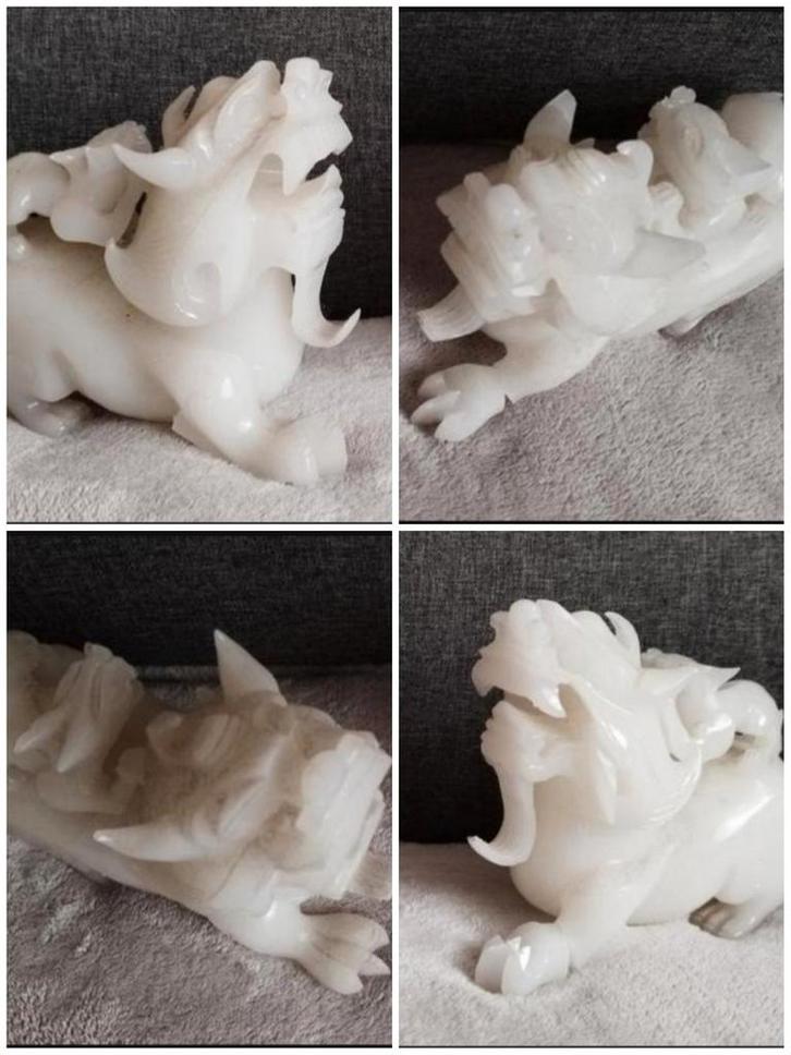 📢 Mes 😀 2 Statues 🐉 CHIENS de FÔ?  1 à restaurer 🩹, Antiek en Kunst, Kunst | Niet-Westerse kunst, Ophalen