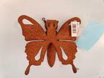 Papillon à accrocher en fer forgé neuf, Enlèvement, Comme neuf, Métal, Animal