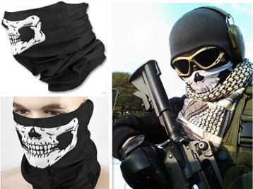NEW - Skull face mask halsbeschermer buff beschikbaar voor biedingen
