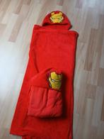 Avenger/marvel fleece camping dekentje met kap, Ophalen of Verzenden, Zo goed als nieuw, Deken