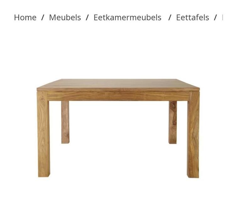 Eettafel, Huis en Inrichting, Tafels | Eettafels, Zo goed als nieuw, Ophalen