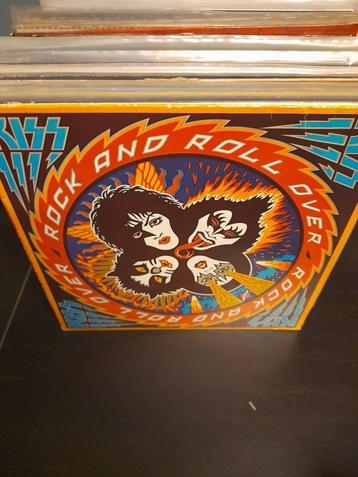 lp - kiss - rock and roll over - bak 4 beschikbaar voor biedingen