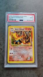 Défi sportif Blaines Charizard PSA 9, Comme neuf, Enlèvement ou Envoi, Booster box