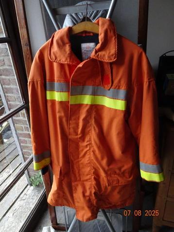 VRAIE VESTE POMPIER-sécurité IGNIFUGE TBE beschikbaar voor biedingen